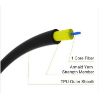 Fiber Outdoor Optical  Cable 2km reel/rollo Redonda.