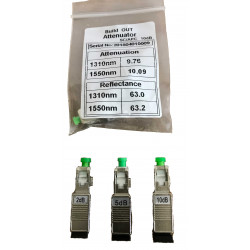 Fiber Optic attenuator 3,5,7,10 dbm