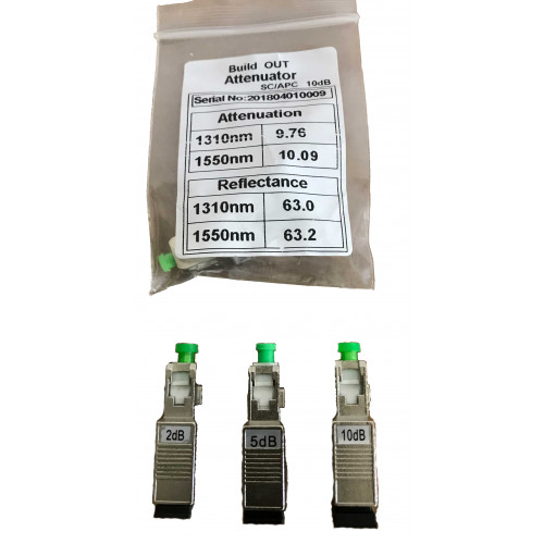 Fiber Optic attenuator 3,5,7,10 dbm