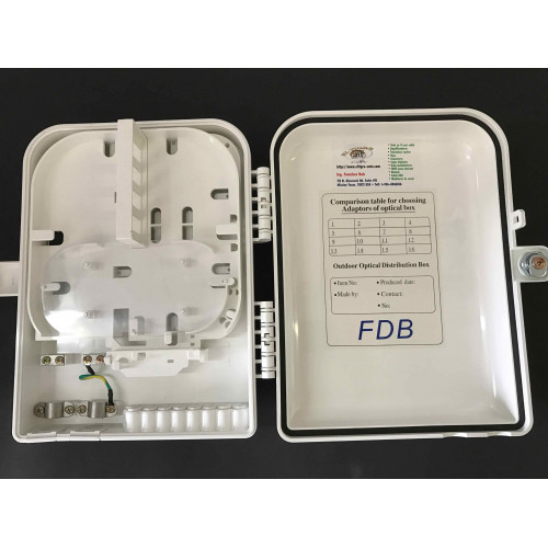 FTTH box 16 or 8 port sin splitter plc
